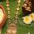 Gold plated temple necklace set