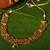 Gold plated temple necklace set