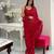 maroon heavy sequance embroidery work georgette saree with blouse piece
