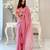 onion heavy sequance embroidery work georgette saree with blouse piece