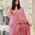 onion heavy sequance embroidery work georgette saree with blouse piece