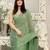 pista heavy sequance embroidery work georgette saree with blouse piece