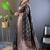 black Woven jari designer soft silk saree with blouse piece