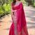 pink Woven paithani meenakari designer paithani silk saree with blouse piece