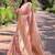 pink weaving meenakari jaal designer organza saree with blouse piece