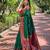 green Woven paithani designer paithani silk saree with blouse piece