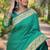 greenWoven jari designer Blended silk saree with blouse piece