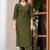Women Gadhawal Fabric Thread & Handwork Kurta With Trousers