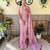 onion thread,sequance embroidery work georgette saree with blouse piece