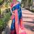 blue  Woven jari designer soft silk saree with blouse piece