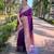 purple  Woven jari designer soft silk saree with blouse piece