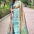 Beige  Woven meenakari designer silk saree with blouse piece