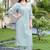 Women Gadhawal Fabric Thread & Handwork Kurta With Trousers