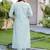 Women Gadhawal Fabric Thread & Handwork Kurta With Trousers