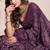 Purple weaving jari pallu,bandhani printed cotton silk saree with blouse piece