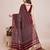 Burgundy weaving jari pallu,bandhani printed cotton silk saree with blouse piece