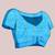 Blue weaving jari designer kota doriya saree with blouse piece