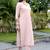 Women Gadhawal Fabric Thread & Handwork Kurta With Trousers