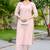 Women Gadhawal Fabric Thread & Handwork Kurta With Trousers