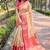 Chiku Woven designer tissue silk saree with blouse piece