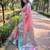 Pink Woven designer tissue silk saree with blouse piece