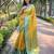 Yellow Woven designer tissue silk saree with blouse piece