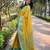 Yellow Woven designer tissue silk saree with blouse piece
