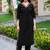 Women Gadhawal Fabric Thread & Handwork Kurta With Trousers