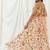 multicolor Floral printed Crepe Lehenga