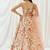 multicolor Floral printed Crepe Lehenga