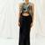 Black plain crepe co ord set