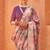 multy  weaving designer,printed  p v silk saree with blouse piece