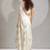 Off-white hand work zharkhan stone satin silk saree with blouse
