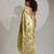 Elaichi color hand work zharkhan stone satin silk saree with blouse