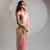 Pink color zharkhan beads with stone work fendy silk two tone saree with running blouse