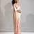 Peach color zharkhan beads with stone work fendy silk two tone saree with running blouse