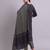 blue cotton buti printed & embroidery work kurta with trousers & dupatta set