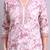 off white cotton floral printed & embroidery work kurta with trousers & dupatta set