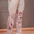 Off White Printed Cotton Flex Co-Ord Set