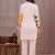 Off White Printed Cotton Flex Co-Ord Set