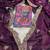 Purple Color Fendy Satin Silk Embroidered Saree