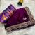 Purple Color Fendy Satin Silk Embroidered Saree