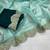 Aqua Blue Color Designer Organza Party Wear Saree