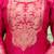 Ranipink chanderi cotton jacquard woven with digital print kurta pant set