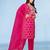 Rani viscose print dola with handwork kurta set