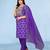 Rani viscose print dola with handwork kurta set