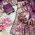 traditional viscous silk purple bridal saree for women