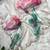 fancy tabby silk white floral print hand embroidery saree for women