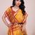 Yellow weaving jari designer kota doriya saree with blouse piece