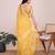 Yellow weaving jari designer kota doriya saree with blouse piece
